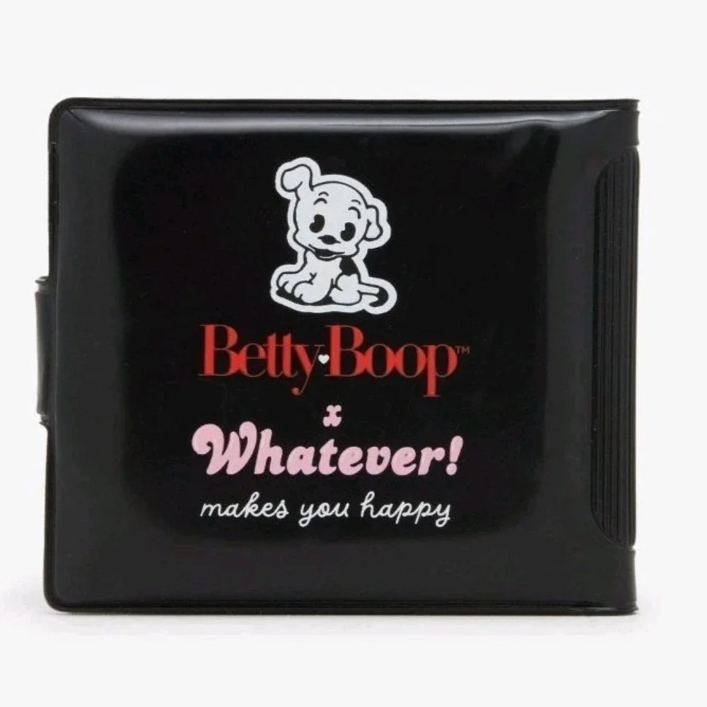 NEW Whatever! Makes You Happy x Betty Boop Padded Nylon Crossbody‎ Bag & WALLET!